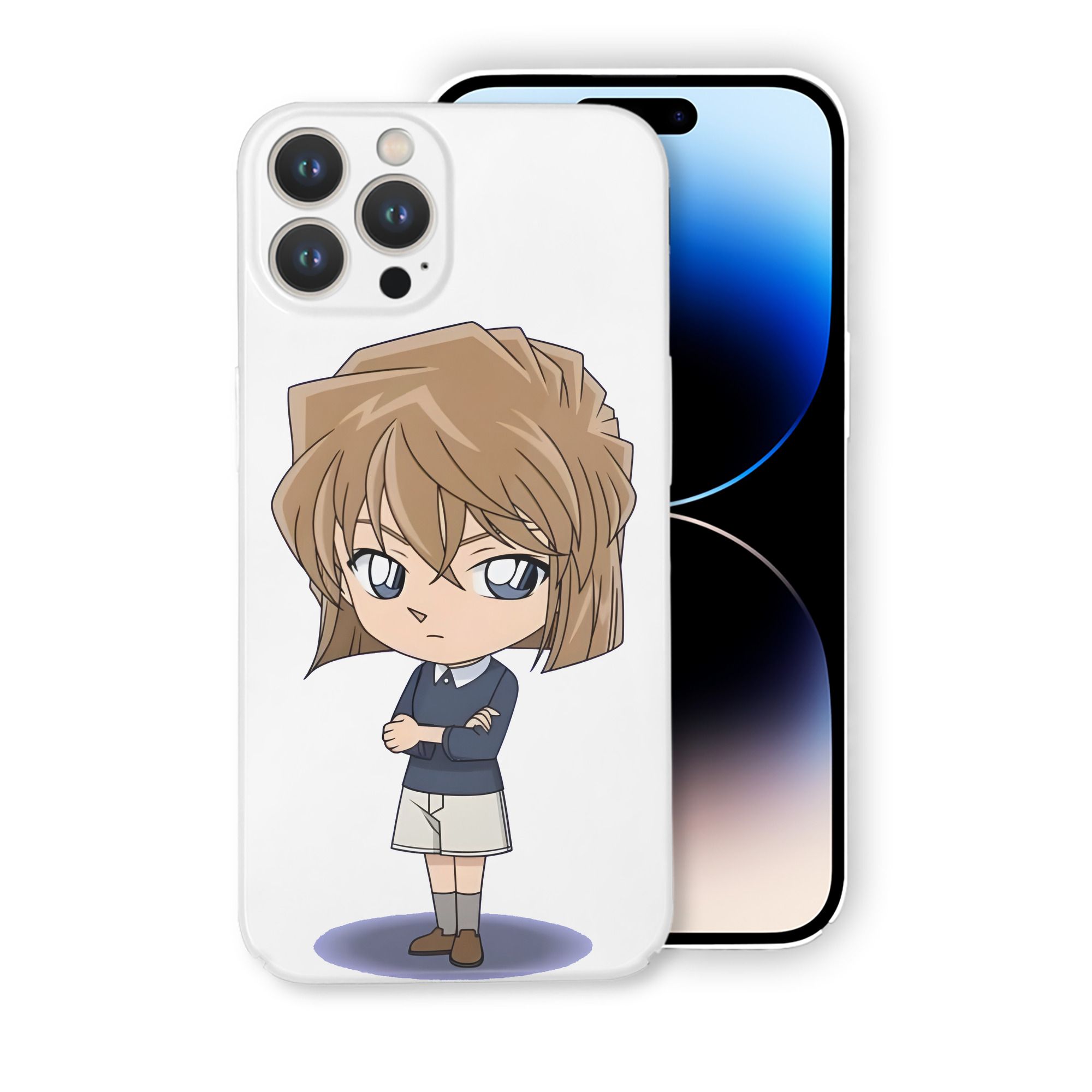 （画像用） 名探偵コナン 灰原 哀 はいばら あい Detective Conan Anita Hailey、Vi Graythorn Haibara Ai 【iPhone 14シリーズ対応】ハードケース